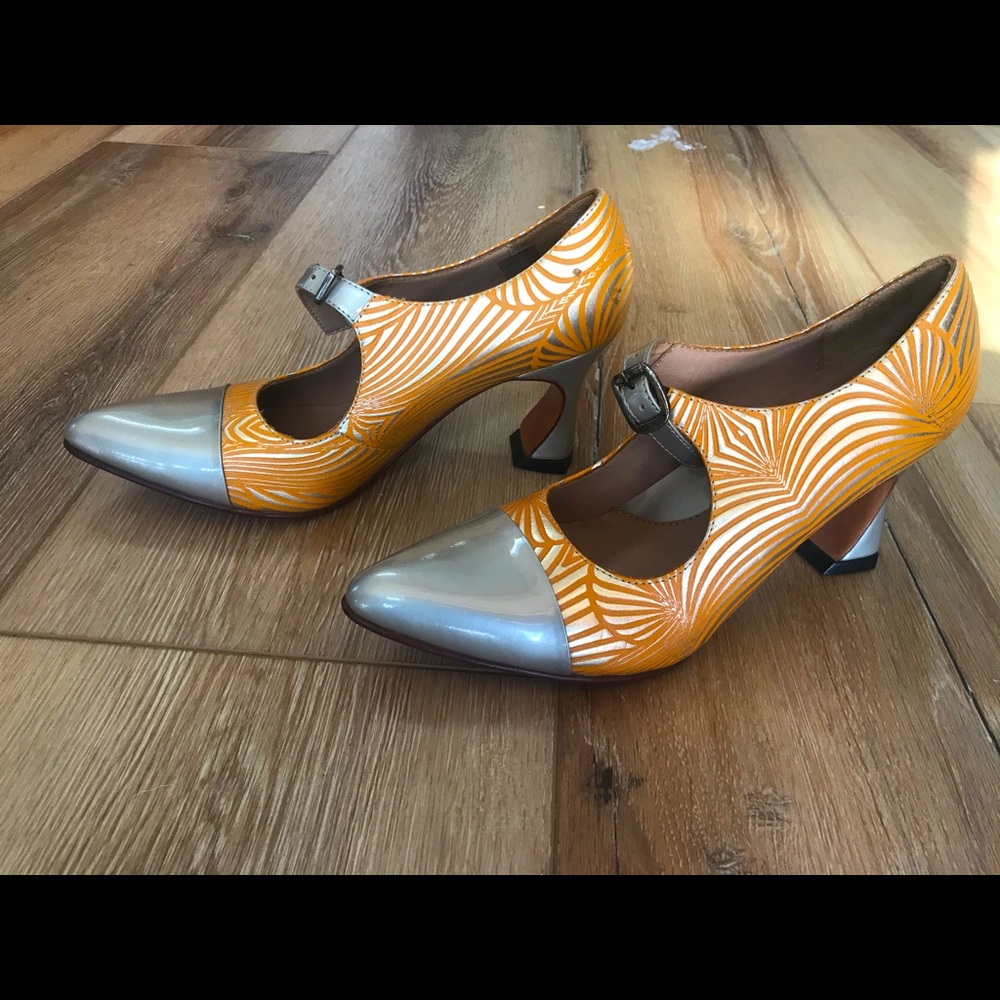NWOB Fluevog Malala Patent Toed Mary Jane